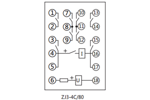 ZJ3-4C/80接線圖 ZJ3-4C/80接線圖